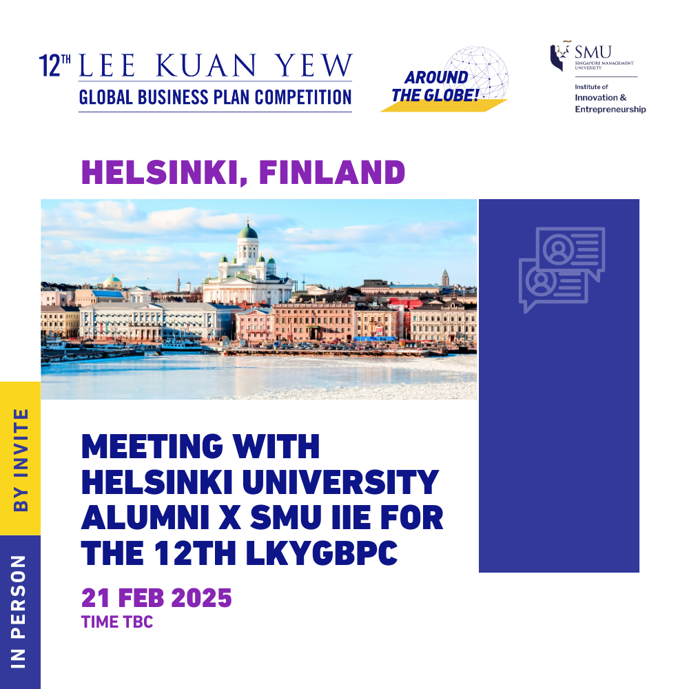 Meeting with Helsinki University Alumni x SMU IIE for the 12th LKYGBPC