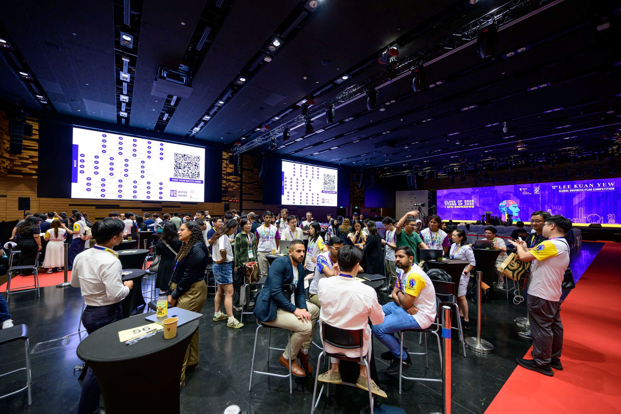 Founders and investors connecting at VCOH on 29 September 2025, a key highlight of the 12th edition of LKYGBPC. 